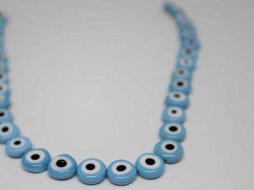 Cam Boncuk Dizi 11mm*4mm (11380)