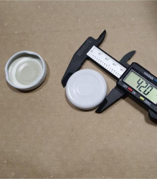 10 Adet 42Mm Dışçap 38Mm., Ağız Çapı Cam Şişe Konserve Kavanoz Kapağı Silikonlu Küçük Metal Kapak