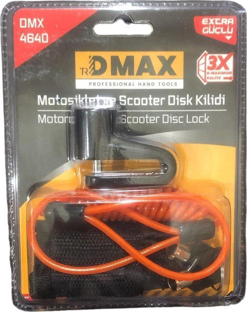 Extra Güçlü Motosiklet Ve Scooter Disk Kilidi Maximum Kaliteli