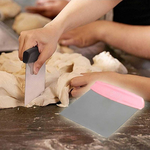 Spatula Hamur Kesici, Çelik Hamur Kazıyıcı Pratik Bir Şekilde Kesici