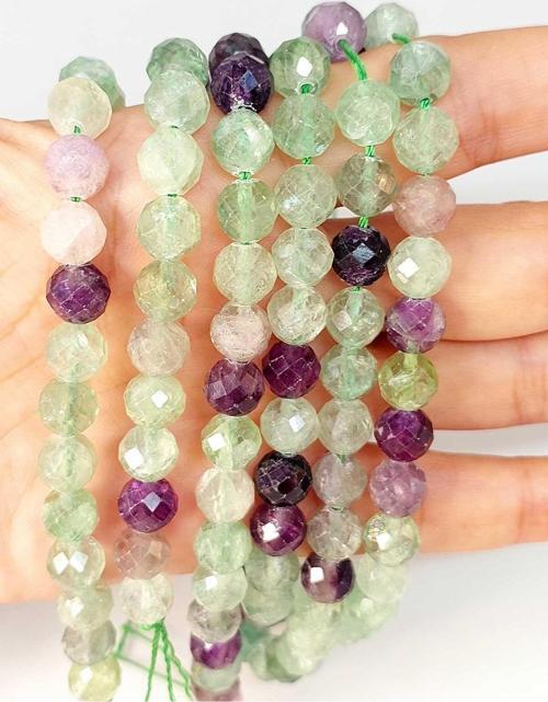 Florit Taşı Faset Kesim Dizi 8mm