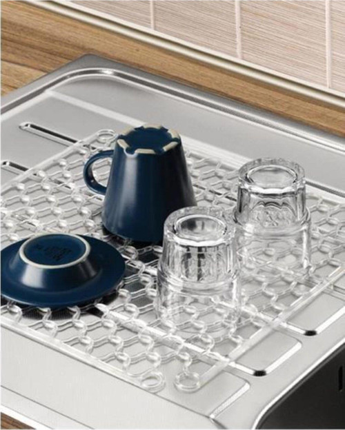 Gondol Lavabo Ve Buzluk Halısı - Bardak Durulama 31X31 Cm.