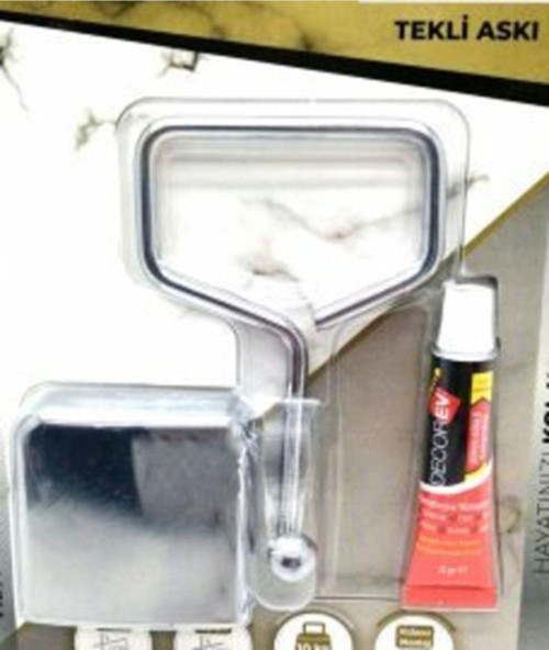 Tekli Metal Krom Askı