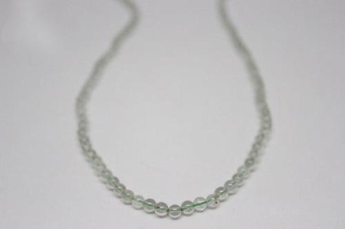 Florit Taşı Şeffaf Renk Yarım Dizi 4mm (18cm Uzunluğundadır)