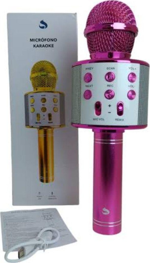 Karaoke Mikrofon Bluetooth Hoparlör