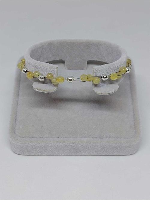 Gold Beril Taşı Bileklik 4mm