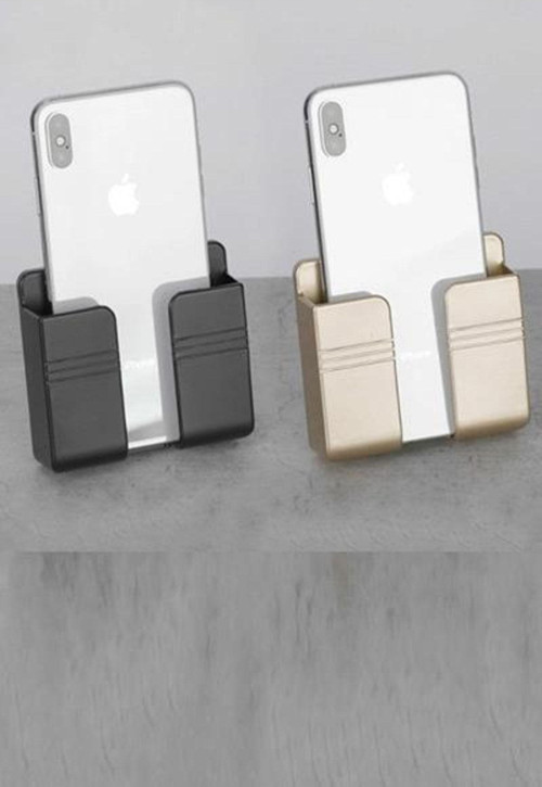 Duvara Yapışan Telefon Kumanda Tutucu