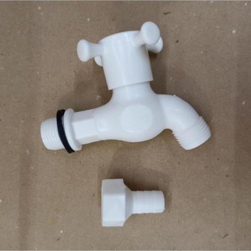 Hortum Takılabilen Aç Kapa Özellikli Plastik Bahçe Musluğu 7,5 Cm