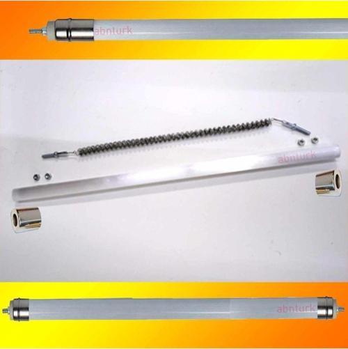 Tüm Infrared Sobalara 2500W Resistans Teli+65Cm Cam Tam Set Infrared Isıtıcı Filament Buzlu Cam