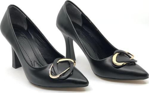 Feles Toka Detaylı Stiletto Kadın Topuklu Ayakkabı