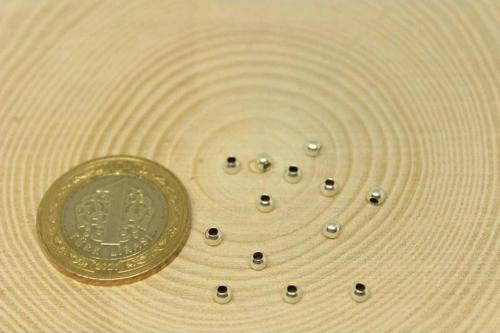 Gümüş Boncuk 3mm/5 Adet