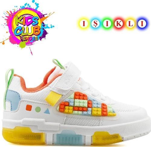 Cool Legos Işıklı Ortopedik Taban Unisex Çocuk Spor Ayakkabı