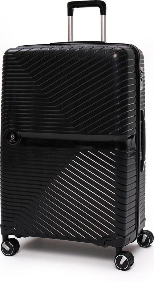 Exclusive Pro Polipropilen Büyük Boy Kırılmaz Valiz Siyah 5239