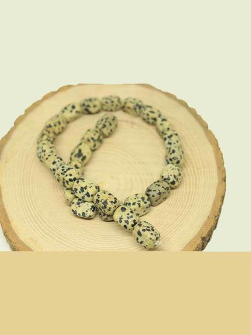 Jasper Taşı Dikdörtgen Şekilli YARIM Dizi (27635) (18 cm Uzunluğundadır)