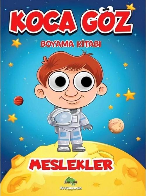 Çocuk Koca Göz Meslekler Boyama Kitabı