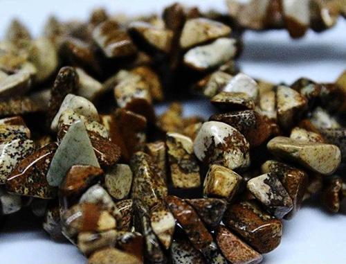 Jasper Taşı Doğal Küçük Taşlar Dizi - 80cm