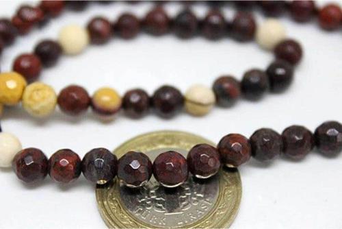Jasper Taşı Faset Kesim 6mm/10 Adet (9876-1)