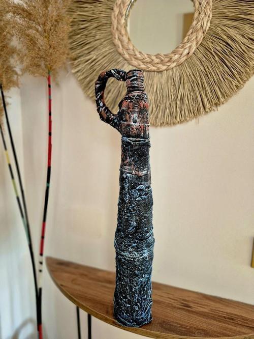 El emeği vazo 60X15 cm