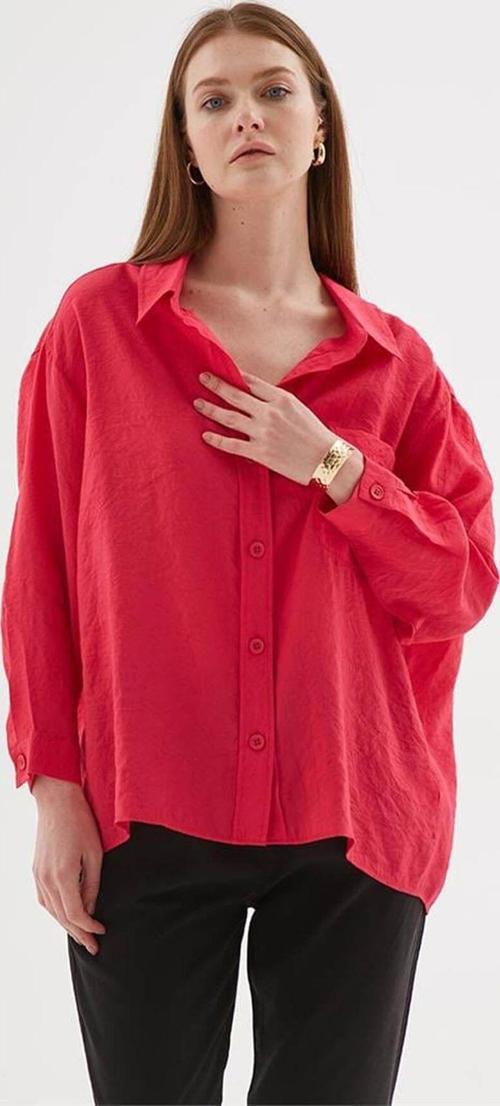 Oversize Fuşya Kadın Gömlek 25Y0571K1