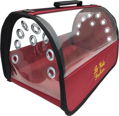 Lüx Flaybag Kedi, Küçük Köpek Taşıma Çantası 43-26-27Cm 1300Gr Kırmızı