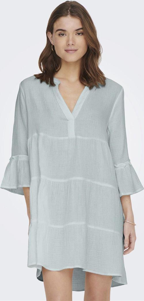 Onlthyra Organik Pamuklu Regular Fit V Yaka Mini Elbise Elbise 15267999