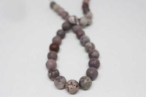 Jasper Taşı Faset Kesim YARIM Dizi 12mm (9946) (18cm uzunluğundadır)