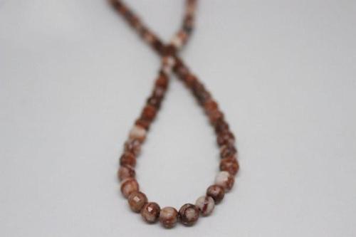 Jasper Taşı Faset Kesim Yarım Dizi 6mm (9882) (18cm Uzunluğundadır)