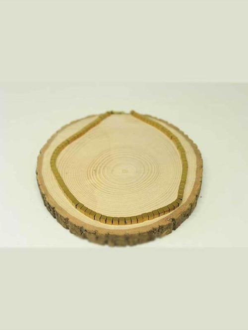 Hematit Taşı Küp Şekilli 4mm YARIM Dizi (24440) (18cm Uzunluğundadır)