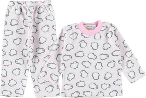 Mdrandy Penguenli Pijama Takım 1-3 Yaş (%100Pamuklu) (Paketli)