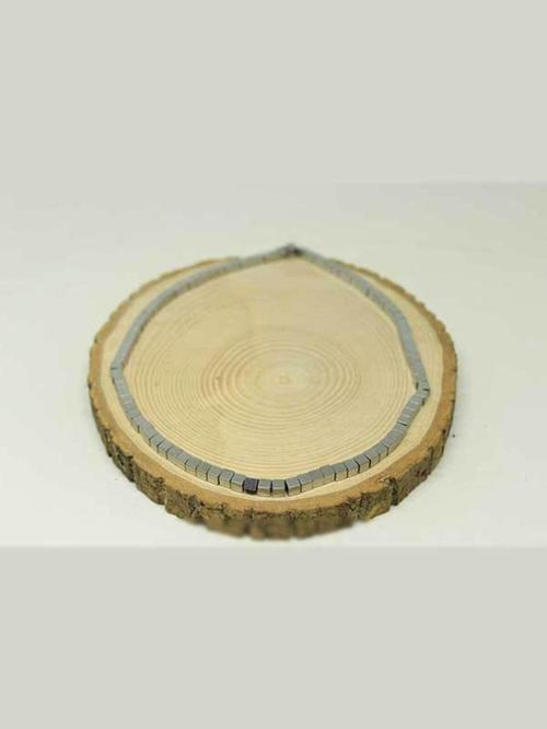 Hematit Taşı Küp Şekilli 4mm YARIM Dizi (24445) (18cm Uzunluğundadır)