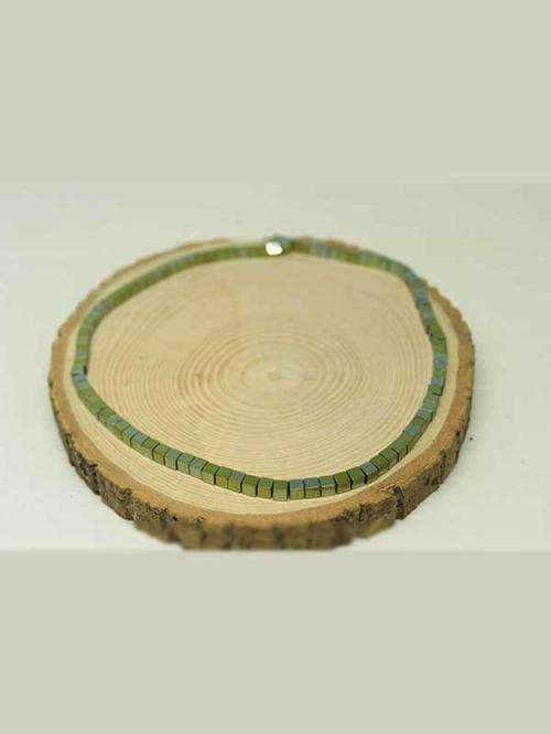 Hematit Taşı Küp Şekilli 4mm YARIM Dizi (24455) (18cm Uzunluğundadır)