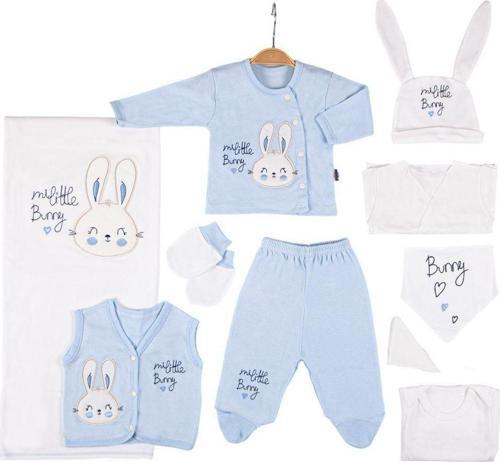 Mdrandy Bunny Nakışlı 10'Lu Zıbın Seti
