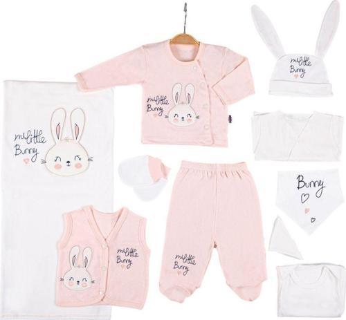 Mdrandy Bunny Nakışlı 10'Lu Zıbın Seti