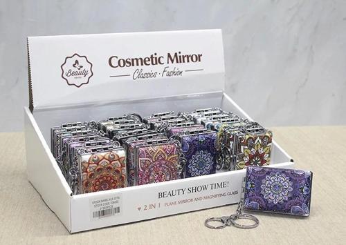 Taşlı El Aynası Anahtarlık Alk3770