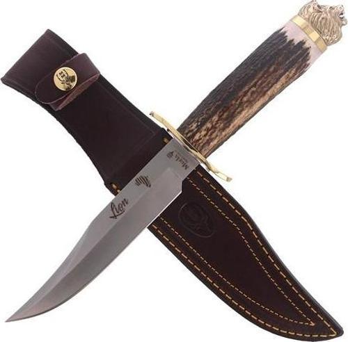 Aslan 16cm Geyik Boynuzu Saplı Bıçak
