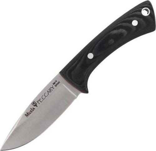 Peccary Kanvas Micarta Sap 7cm Siyah Bıçak