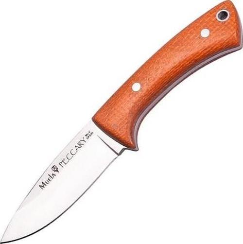 Peccary Kanvas Micarta Sap 7cm Turuncu Bıçak