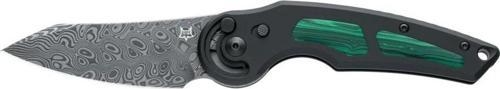 Fox Knives Jupiter Damasteel DS93X Titanium + Malachite Çakı