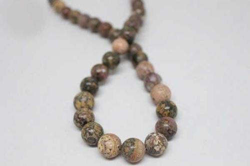 Jasper Taşı YARIM Dizi 12mm (9958) (18cm uzunluğundadır)