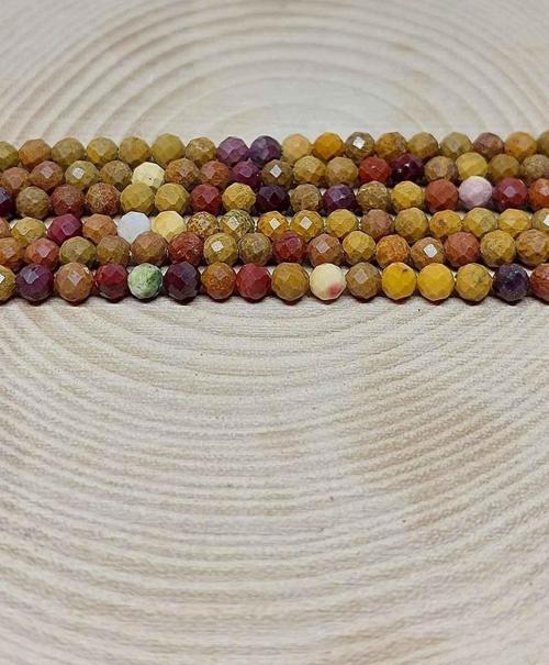 Jasper Taşı YARIM Dizi 3mm (17cm uzunluğundadır)