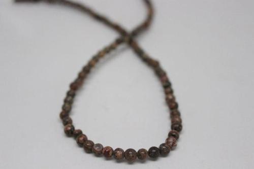 Jasper Taşı Yarım Dizi 4mm (9862) (18cm Uzunluğundadır)