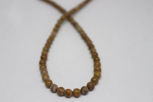 Jasper Taşı Yarım Dizi 6mm (9870) (18cm Uzunluğundadır)