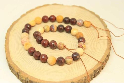 Jasper Taşı YARIM Dizi 9-10mm Aralığı (25880) (18cm uzunluğundadır)