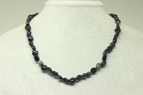 Kaplan Gözü Taşı Doğal Parçalar Kolye (klipsli) (25497)