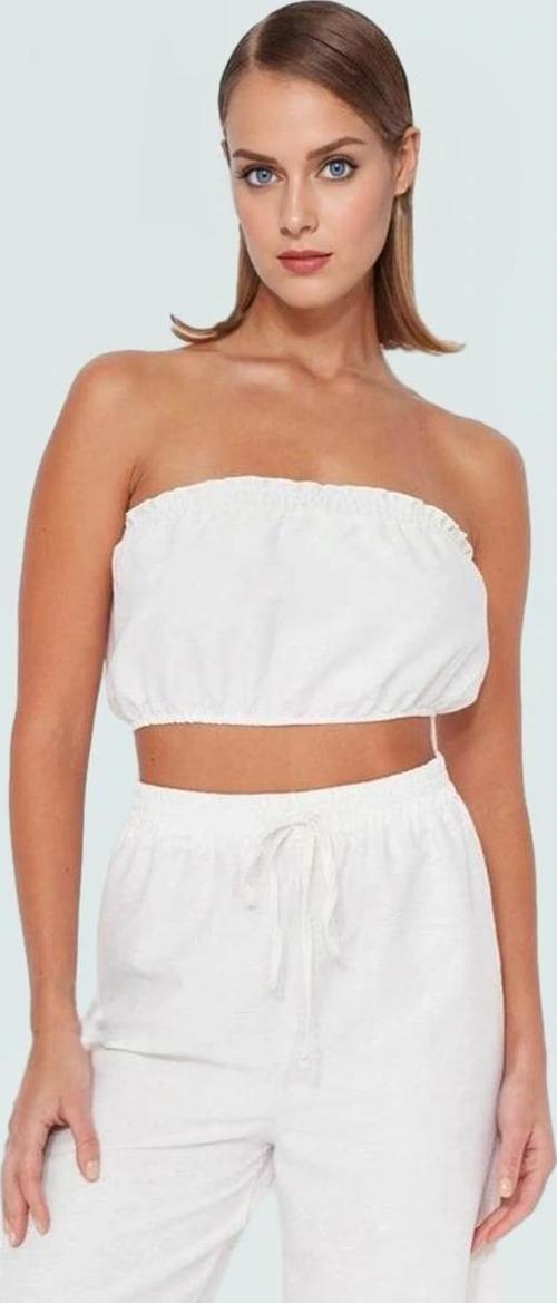 Yazlık Flam Keten Bluz Pantolon Takım Plaj Şıklığı İçin Profesyonel Görünüm Seçkin Malzeme