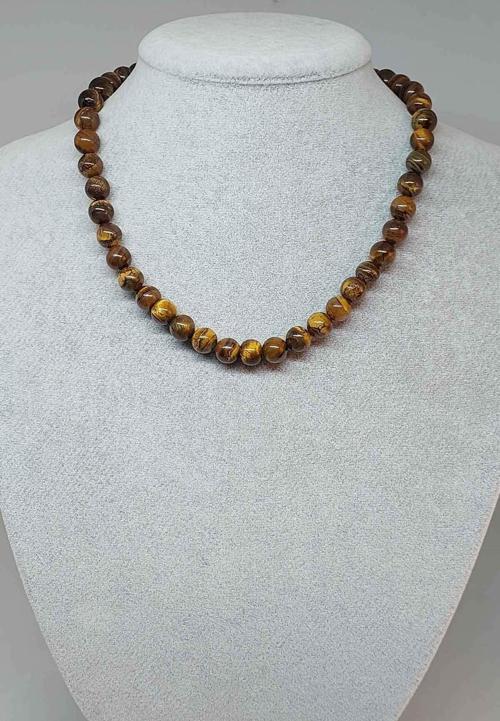 Kaplangözü Taşı Kolye 8mm (klipsli)