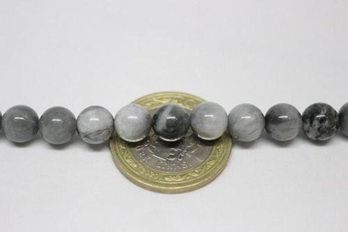 Kartal Gözü Taşı Yarım Dizi 8mm (18cm Uzunluğundadır)