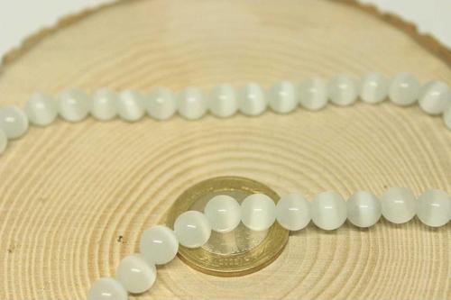 Kedi Gözü Taşı 8mm/5 Adet (24145-1)