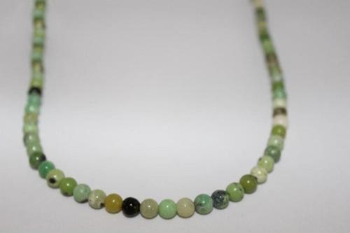 Krizopras Taşı Yarım Dizi 6mm (18cm Uzunluğundadır)