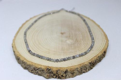 Labradorit Taşı Rondela Faset Kesim 3.5*2.5mm Dizi